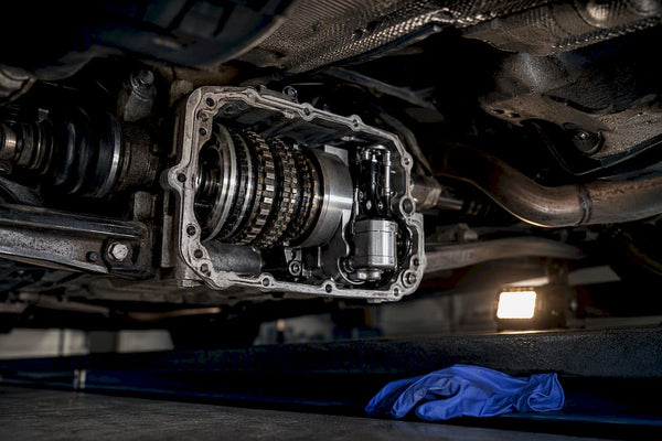 Exposed Haldex rear coupling clutch pack